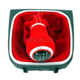 Red 5 Speed Gear Shift Knob Boot for VW Golf Rabbit GTI R32 2006 2007 2008 2009