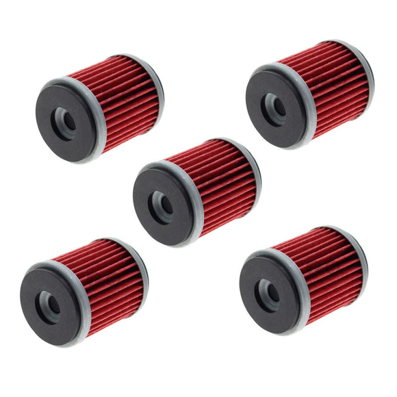 5pcs Oil Filter for HF140 Yamaha XT250 YZ250F YZ450F 38BE344000 5D3