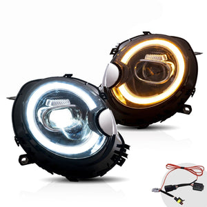 LED Sequential Headlights with DRL for 2007-2013 Mini Cooper R55/56/57/58/59