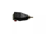Speaker Wire Cable to Audio Male RCA Connector Adapter Jack Plug