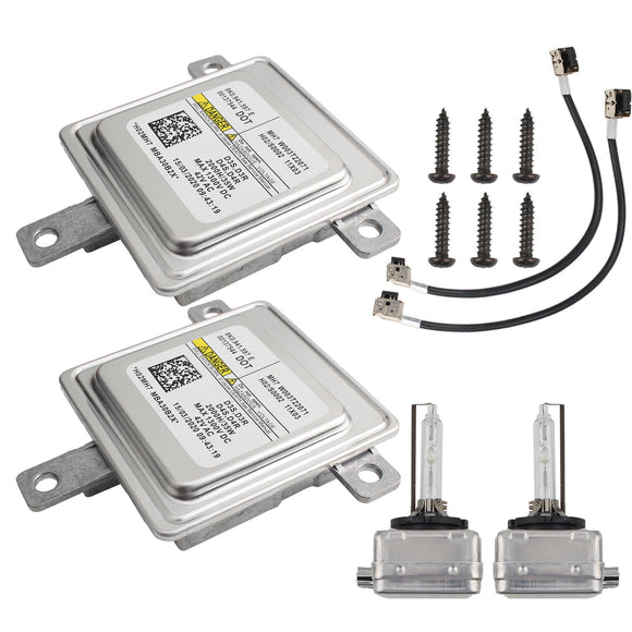Light Control Unit Module 2x Xenon Ballast & Bulb HID Light Control Unit Module for 2010-2015 Au ...