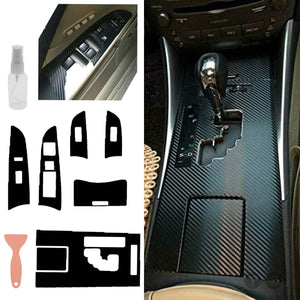 Carbon Fiber Gear Shift Box Panel Trim Cover for LEXUS IS250 300 350 2006-2012