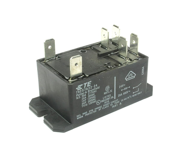 TE Connectivity/Potter & Brumfield T92S7A22-24 POWER RELAY, DPST-NO, 24VAC