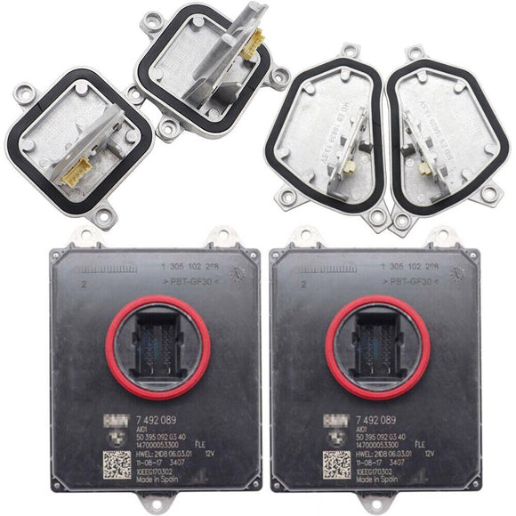 LED Headlight Ballast Control Module Unit LH+RH for 2016-19 BMW X1 F48 F49
