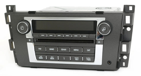 2007-09 Cadillac DTS SRX OEM Radio AM FM 6 Disc CD Player With Aux 25818944 US9