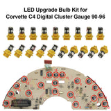 LED Upgrade Bulb Kit for 1990-1996 Chevy Corvette C4 Digital Cluster Gauge