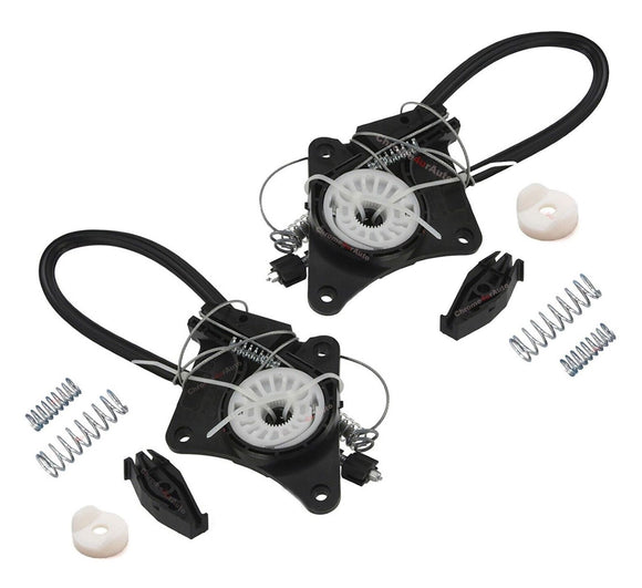 Rear Left AND Right Window Regulator Repair Kit for 2003-2010 Volkswagen VW Beetle Convertible