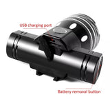 40000LM Rechargeable LED MTB Bicycle Light Racing Bike Front Headlight