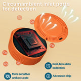 Portable Carbon Monoxide Detector Temp/Humi/CO Sensor Alarm Outdoor/Indoor