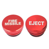 Universal Fire Missile Eject Button Car Cigarette Lighter Cover Accessories 12V