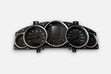 Matte Chrome Dash Dial Gauge Rings Trim For Porsche Cayenne 955 957 9PA