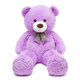 Quality Giant Plush Big Teddy Bear Bowtie 4 Feet 47 inch Life Size Tan Carnival Prize Gift