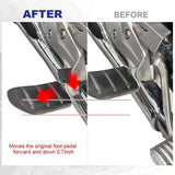 Rider Foot Peg Lowering Brackets for 2018-25 Honda GL1800 Gold Wing/DCT
