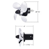 Spinning Boat Propeller Trailer Hitch Cover for 2” Trailer Receivers