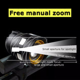 40000LM Rechargeable LED MTB Bicycle Light Racing Bike Front Headlight