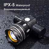 40000LM Rechargeable LED MTB Bicycle Light Racing Bike Front Headlight