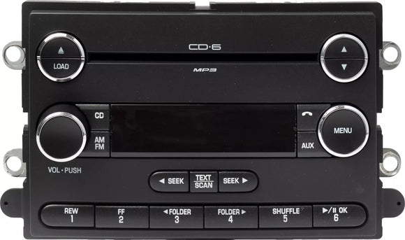 2008-2009 Ford Taurus AM FM Radio 6 Disc CD MP3 Player  8G1T-18C815-GA