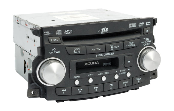 2007-08 Acura TL AM FM Radio CD DVD MP3 Player 39100-SEP-A100 1TB4