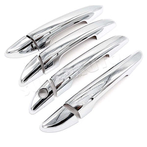 Chrome Door Handle Cover Set for Hyundai Sonata 2015-2019 No SMK hole
