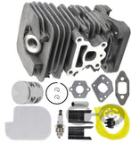 41mm Cylinder Piston Pin Kit for Poulan 530071884 Partner P3314 P3314WS PP3516