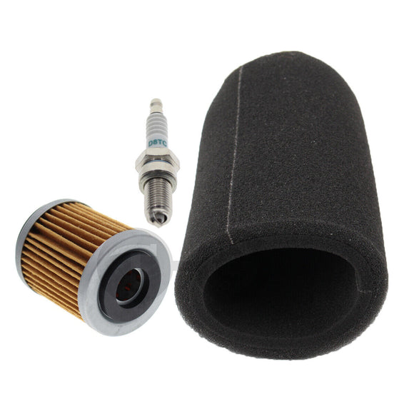 Air Filter Oil Filter Spark Plug for Yamaha Warrior 350 YFM350X Wolverine 350