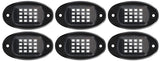 LED Rock Lights 6-Pods RGB Colorful Underbody Underglow Kit Neon Car Boat Truck Motorcycle IP 68 Waterproof