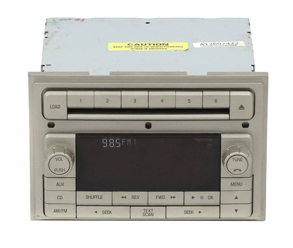Lincoln 2007 MKZ Radio AM FM mp3 6 Disc CD Player Receiver OEM 7H6T-18C815-AG
