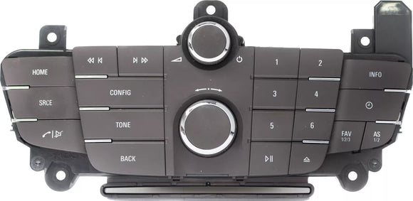 2012-2013 Buick Regal Radio Audio Control Panel Cocoa Brown 22780372