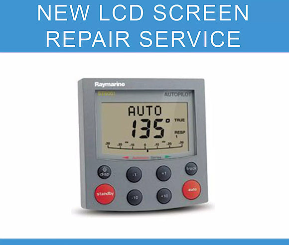 LCD Replacement Repair Service for Raymarine BRAND NEW LCD Repair Service ST4000+ ST5000 ST6000 + Series