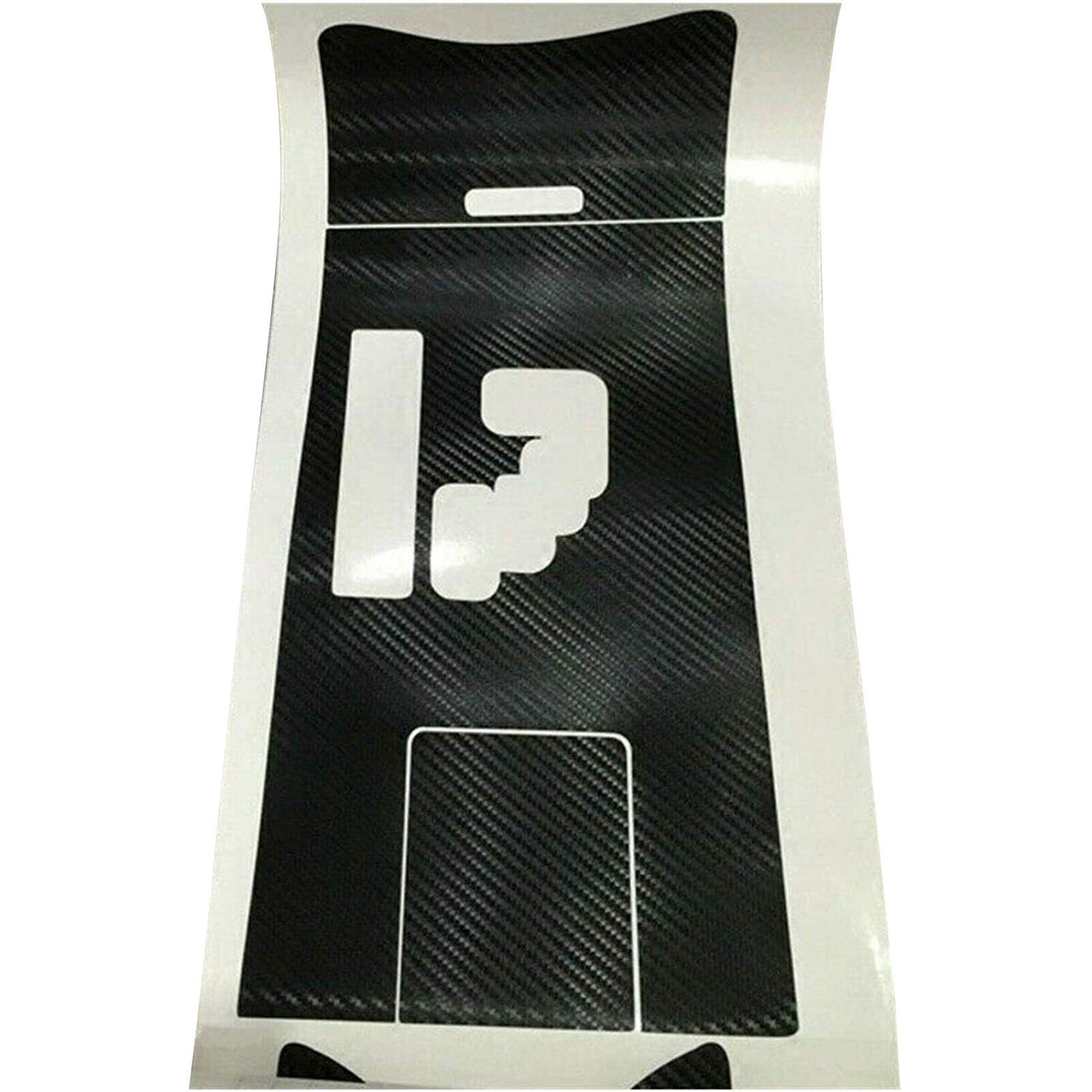 Glossy Carbon Fiber Gear Shift Box Side Panel Trim For Lexus IS250 IS200t IS300 IS350 (2-Piece Set)