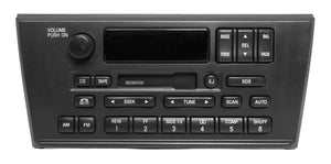 2000-2001 Lincoln LS OEM AM FM Cassette Radio CD Controls YW4F-18C870-AA