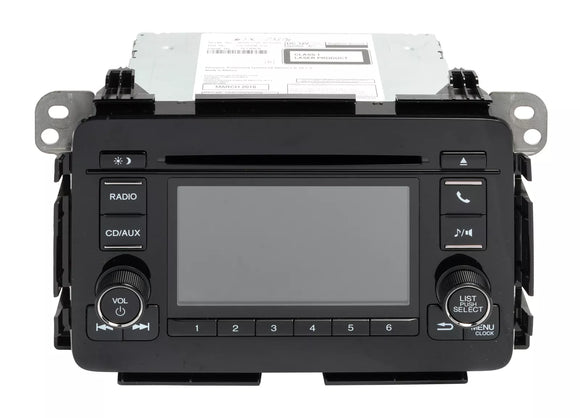 2016 Honda HR-V AM FM Radio CD Player OEM 39100-T7W-A710-M1