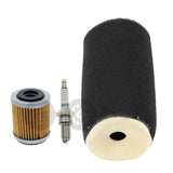 Air Filter Oil Filter Spark Plug for Yamaha Warrior 350 YFM350X Wolverine 350
