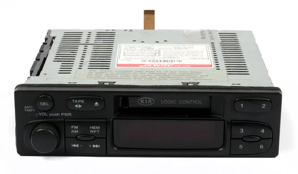 1998-2001 Kia Sephia 2000-02 Spectra AM FM Cassette Radio Receiver 1K2N16686X