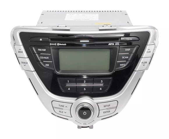 2011-2013 Hyundai Elantra Bluetooth Radio AM FM CD MP3 Satellite 96170-3X161BLH