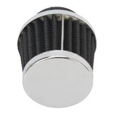 28mm Air Filter Pod Chrome for Honda CB50 MB5 SS50 XR CRF50 CT70 Z50 50cc Bike