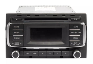 2016-2017 Kia Rio AM FM Radio Bluetooth XM CD Player 96170-1W960CA