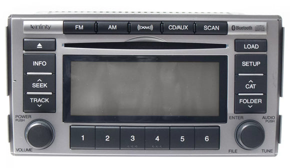 2010-2012 Hyundai Sante Fe AM FM SAT Radio 6 Disc CD/MP3 Player OEM 961600W00BS