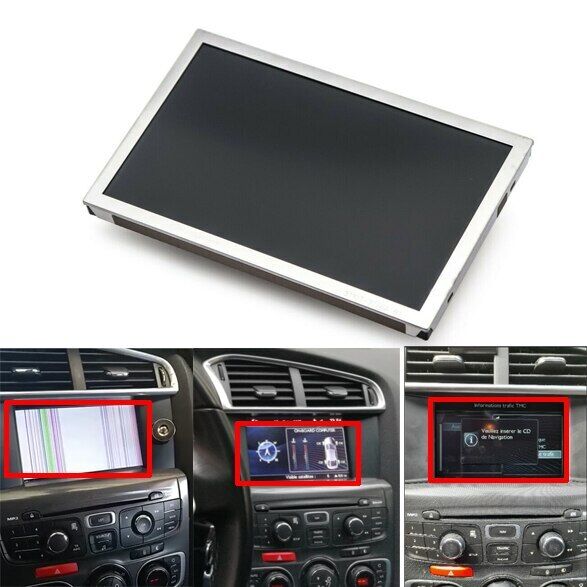LCD Module 7" Display for Citroen C4 2013 2014 Car Navigation GPS LCD Monitor LA070WV4