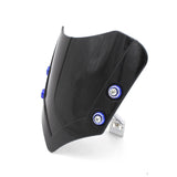 US Universal Motorcycle Handlebar Front Screen Windshield Instrument Cover Kit