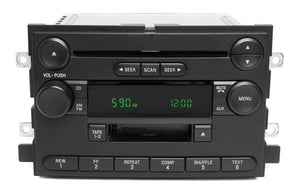 2004 Ford F-150 Truck AM FM Cassette CD Radio OEM Original 4L3T-18C868-FD