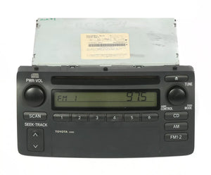 2003-2004 Toyota Corolla Radio AM FM OEM CD Receiver 8612002270 A51802