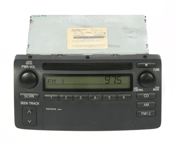 2003-2004 Toyota Corolla Radio AM FM OEM CD Receiver 8612002270 A51802