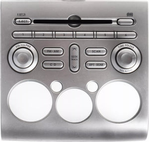 2006-2012 Mitsubishi Eclipse AM FM Radio CD Player Silver Frame Model ID 8701A250