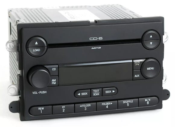 2008 Ford F250 F350 Super Duty Truck Radio AM FM 6 Disc CD Player 8C3T-18C815-FA