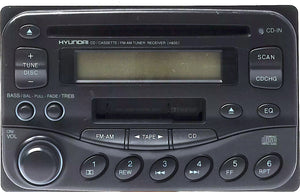 1999-01 Hyundai Sonata AM FM Radio CD Cassette 96185-38000 Face H935
