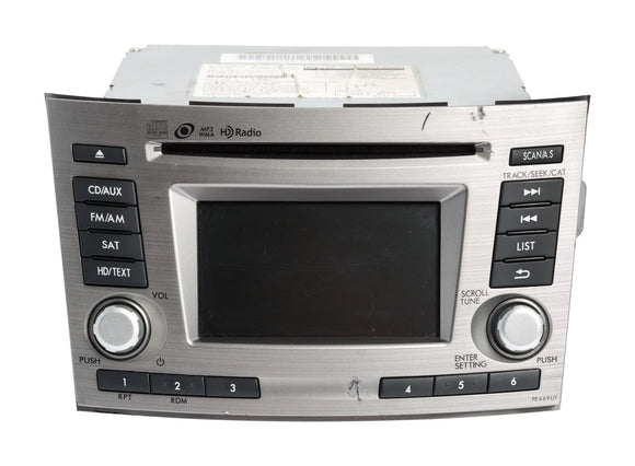 2013-2014 Subaru Legacy AM FM Radio MP3 Player CD Player 86201AJ66A OEM