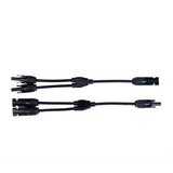 Solar Panel Y Branch Cable Connection Waterproof Adapter Connector Extension US