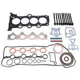 Head Gasket Set W/Bolts & Intake Exhaust Valves For Accent Veloster Rio Soul 1.6L