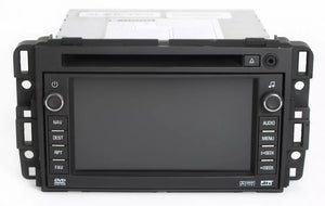 2007-08 GMC Yukon Chevy Radio AM FM CD DVD Navigation Auxiliary Input 15882766 UVB